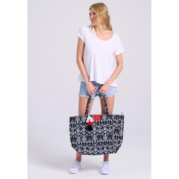 Γυναικείο t-shirt FUNKY BUDDHA FBL009-101-04 λευκό Γυναικεία