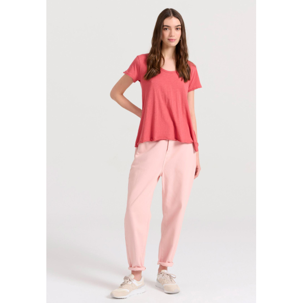 Γυναικείο t-shirt FUNKY BUDDHA FBL009-101-04 κόκκινο Γυναικεία