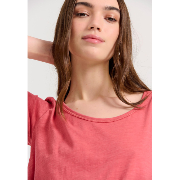 Γυναικείο t-shirt FUNKY BUDDHA FBL009-101-04 κόκκινο Γυναικεία
