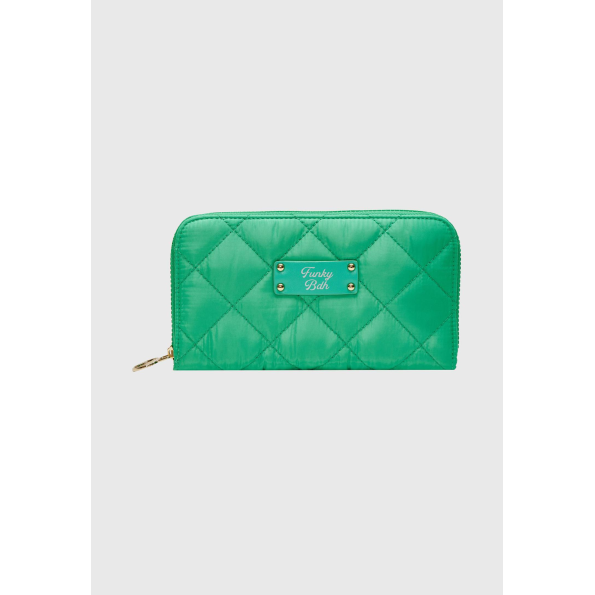 Γυναικείο πορτοφόλι FUNKY BUDDHA FBL009-419-10 πράσινο 