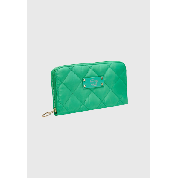 Γυναικείο πορτοφόλι FUNKY BUDDHA FBL009-419-10 πράσινο 