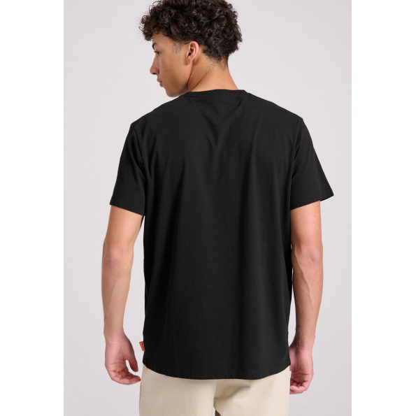 Ανδρικό t-shirt FUNKY BUDDHA FBM009-098-04 μαύρο Ανδρικά