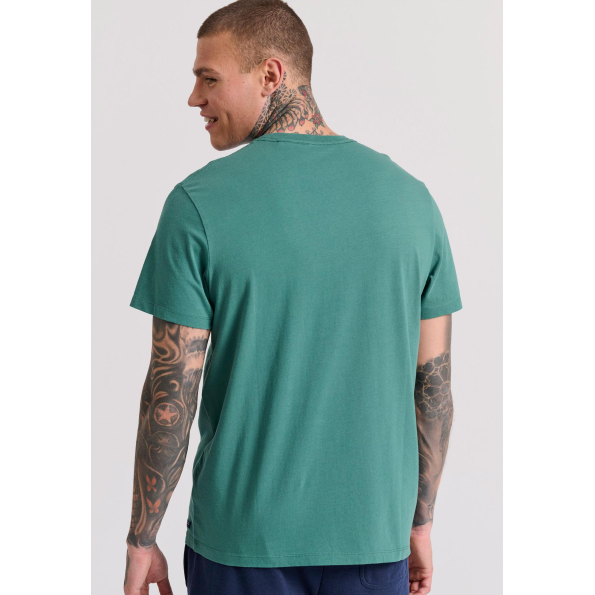 Ανδρικό t-shirt FUNKY BUDDHA FBM009-094-04 πράσινο Ανδρικά