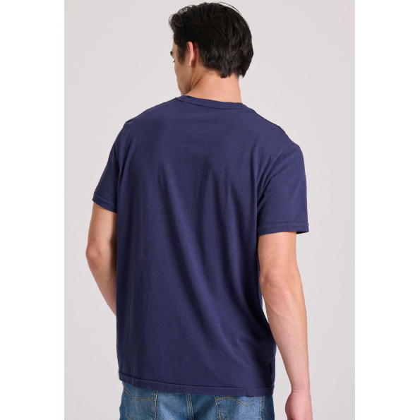 Ανδρικό t-shirt FUNKY BUDDHA FBM009-040-04 μπλε  Ανδρικά