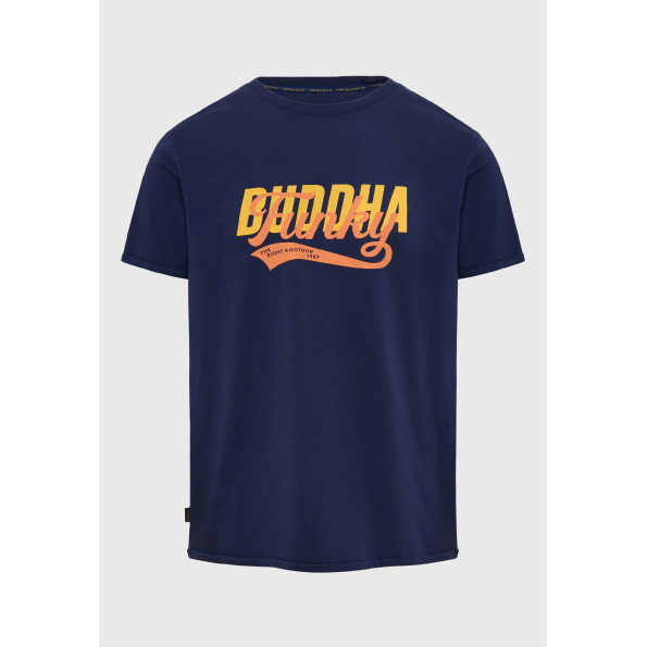 Ανδρικό t-shirt FUNKY BUDDHA FBM009-040-04 μπλε  Ανδρικά