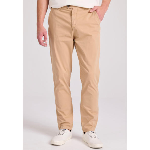 Ανδρικό chino παντελόνι FUNKY BUDDHA FBM009-019-02 μπεζ