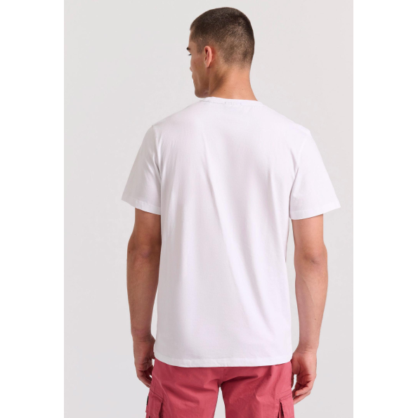Ανδρικό t-shirt FUNKY BUDDHA λευκό 