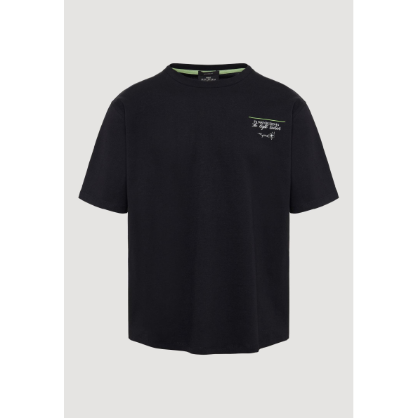 Ανδρικό t-shirt FUNKY BUDDHA FBM009-308-04 μαύρο 