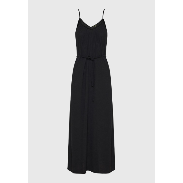Γυναικείο maxi φόρεμα FUNKY BUDDHA FBL009-127-13 μαύρο Γυναικεία