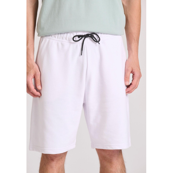 Ανδρική βερμούδα FUNKY BUDDHA FBM009-055-03 λευκό 