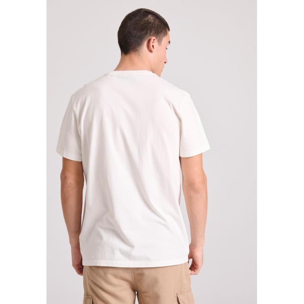 Ανδρικό t-shirt FUNKY BUDDHA FBM009-065-04 λευκό Ανδρικά