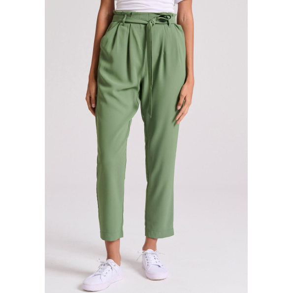 Γυναικείο παντελόνι FUNKY BUDDHA FBL009-118-02 πράσινο