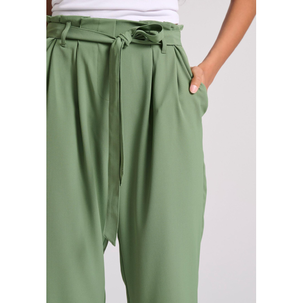 Γυναικείο παντελόνι FUNKY BUDDHA FBL009-118-02 πράσινο Γυναικεία