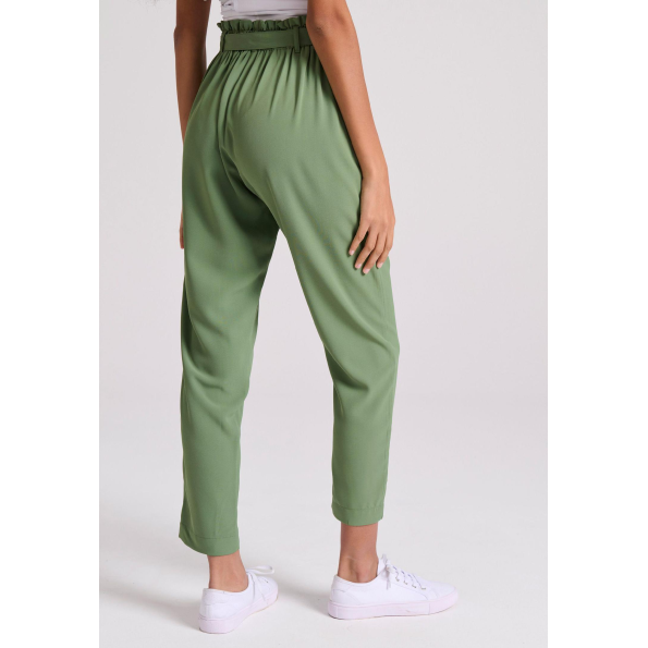 Γυναικείο παντελόνι FUNKY BUDDHA FBL009-118-02 πράσινο Γυναικεία