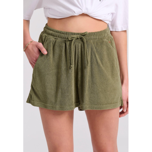 Γυναικείο σορτς FUNKY BUDDHA FBL009-103-03 χακί