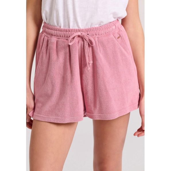 Γυναικείο σορτς FUNKY BUDDHA FBL009-103-03 ροζ