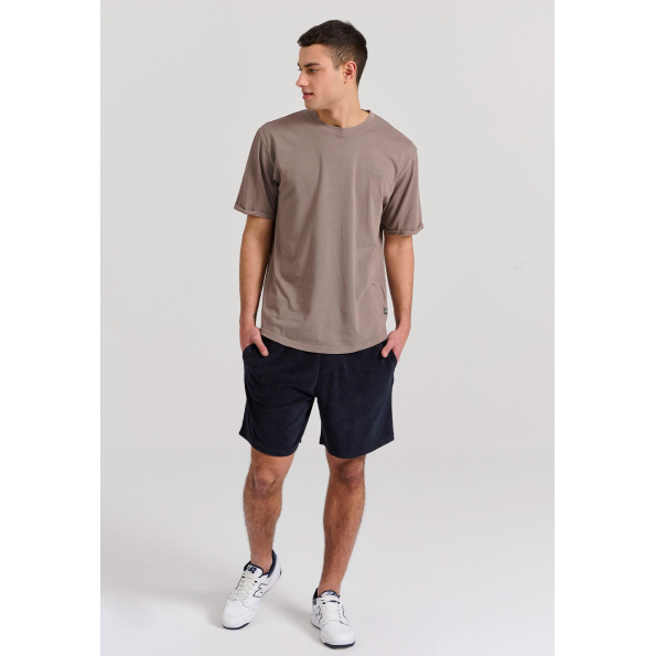 Ανδρική αθλητική βερμούδα terry FUNKY BUDDHA FBM009-061-03 μπλε 