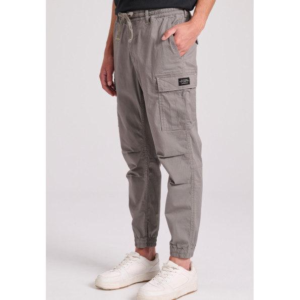 Ανδρικό cargo παντελόνι FUNKY BUDDHA FBM009-034-02 γκρι 