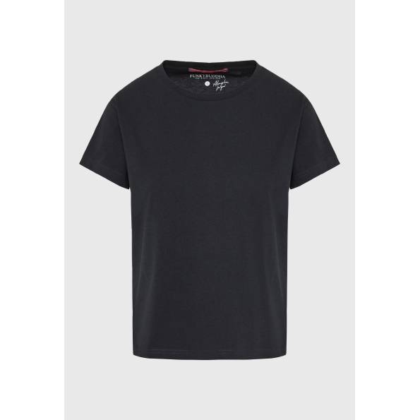 Γυναικείο t-shirt  FUNKY BUDDHA FBL009-103-04 μαύρο 