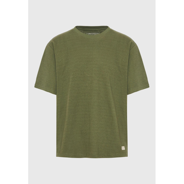 Ανδρικό t-shirt FUNKY BUDDHA FBM009-083-04 λαδί  Ανδρικά