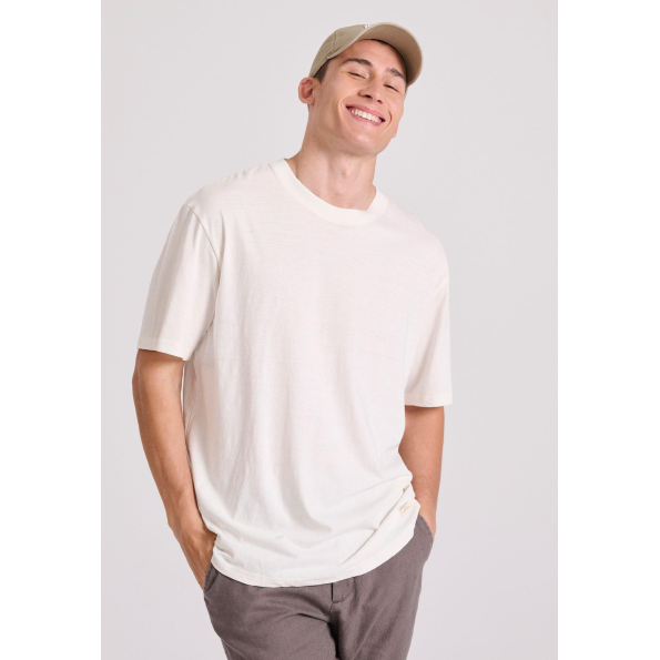 Ανδρικό t-shirt FUNKY BUDDHA FBM009-083-04 λευκό  Ανδρικά