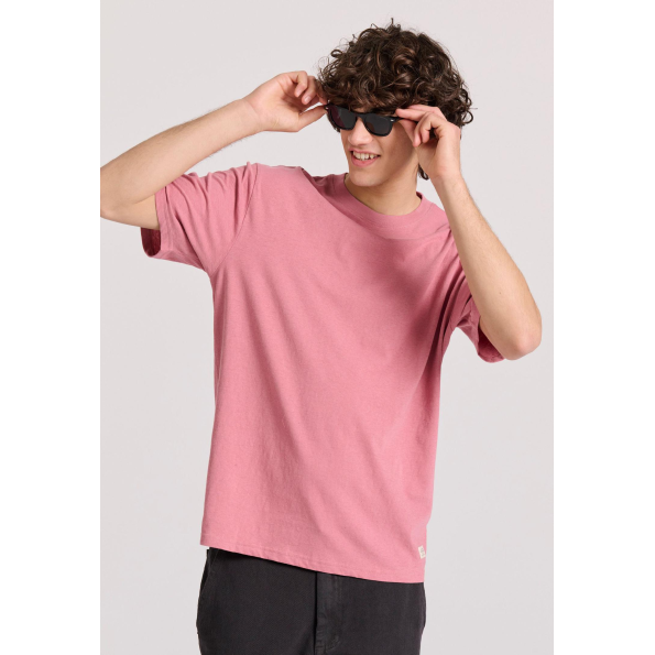 Ανδρικό t-shirt FUNKY BUDDHA FBM009-083-04 ροζ