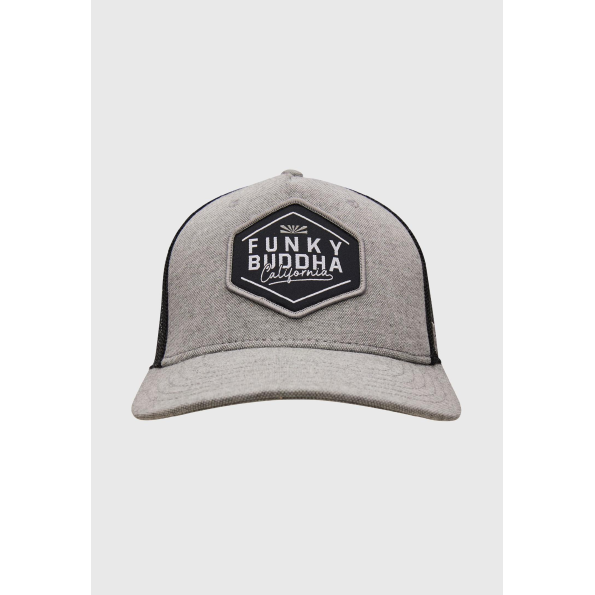 Ανδρικό καπέλο jockey FUNKY BUDDHA FBM009-072-10 γκρι 