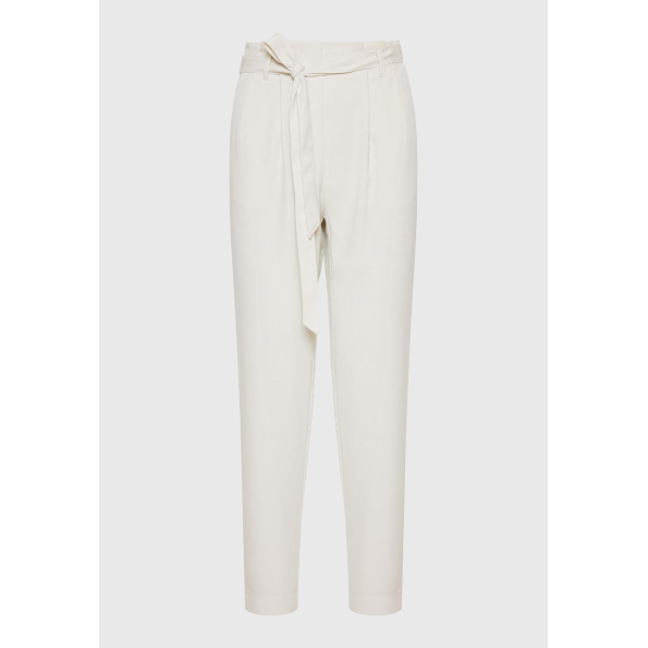 Γυναικείο cropped παντελόνι FUNKY BUDDHA FBL009-118-02 λευκό 