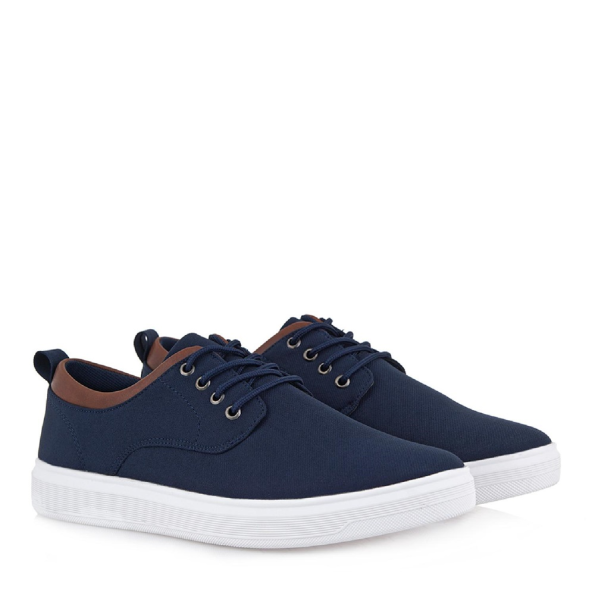 Ανδρικά casual δετά παπούτσια JK LONDON U592A6291 μπλε