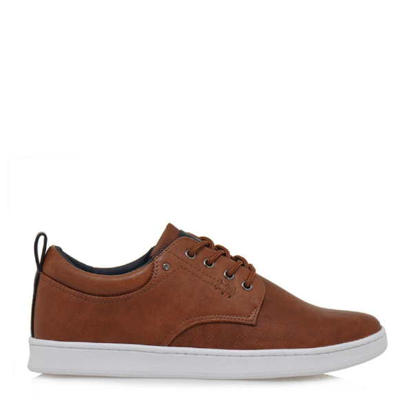 Ανδρικά casual δετά παπούτσια JK LONDON U592A9651 καφέ