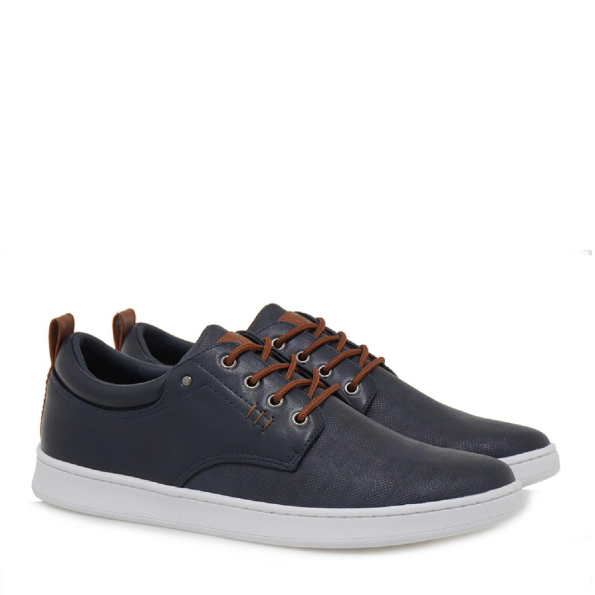 Ανδρικά casual δετά παπούτσια JK LONDON U592A9651 μπλε