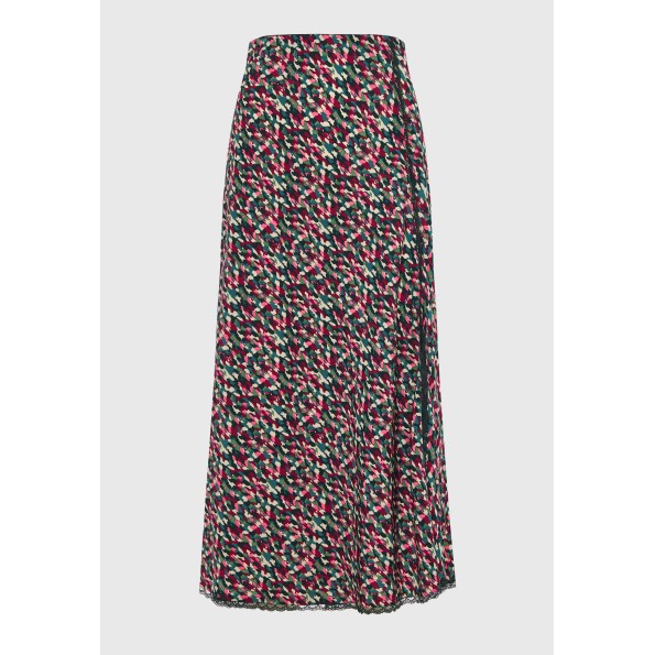 Γυναικεία maxi φούστα FUNKY BUDDHA FBL010-116-14 εμπριμέ Γυναικεία
