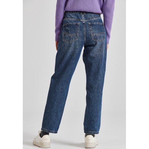 Γυναικείο boyfriend jean παντελόνι FUNKY BUDDHA FBL010-170-02 μπλε Γυναικεία