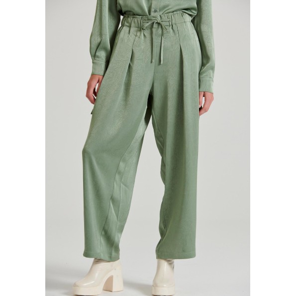 Γυναικείο cargo παντελόνι FUNKY BUDDHA FBL010-116-02 πράσινο Γυναικεία