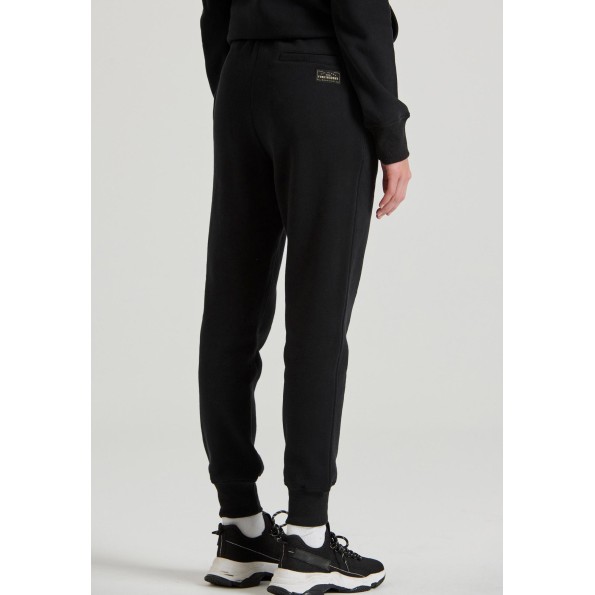 Γυναικείο παντελόνι φόρμας FUNKY BUDDHA FBL010-104-02 μαύρο Γυναικεία