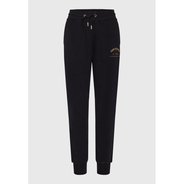 Γυναικείο παντελόνι φόρμας FUNKY BUDDHA FBL010-104-02 μαύρο Γυναικεία
