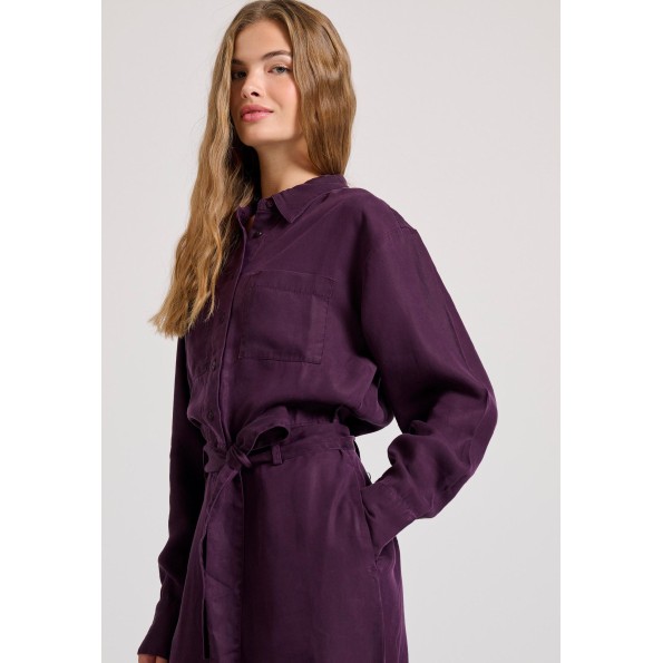 Γυναικεία ολόσωμη φόρμα FUNKY BUDDHA FBL010-100-12 μοβ Γυναικεία