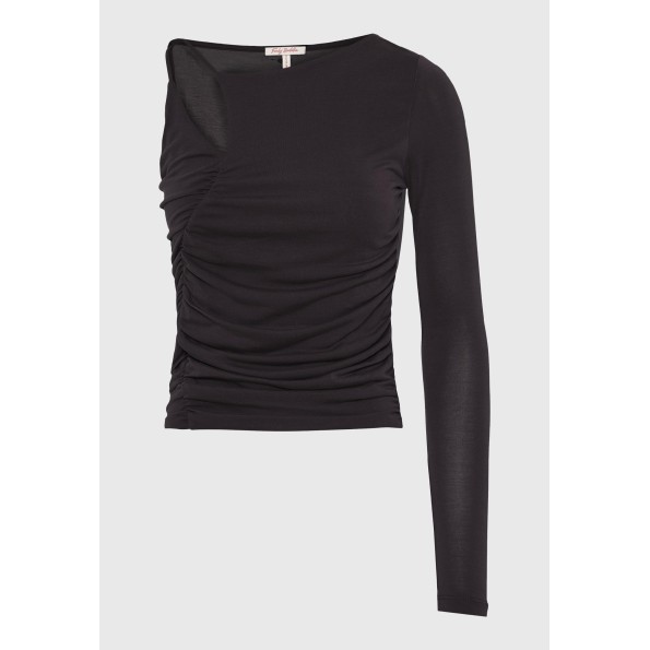 Γυναικείο top FUNKY BUDDHA FBL010-102-17 μαύρο Γυναικεία