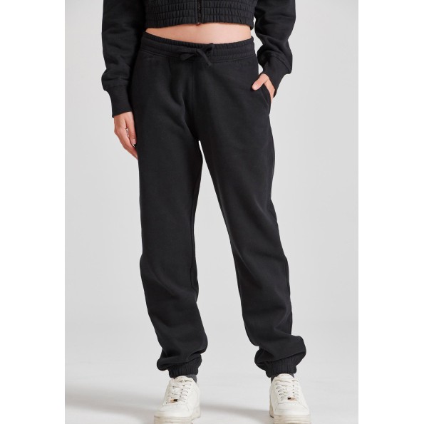 Γυναικείο παντελόνι φόρμας FUNKY BUDDHA FBL010-107-02 μαύρο