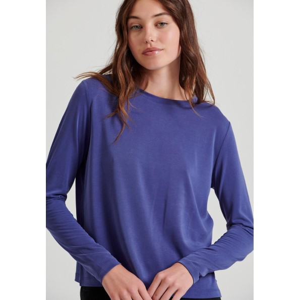 Γυναικεία μπλούζα FUNKY BUDDHA FBL010-108-07 μοβ
