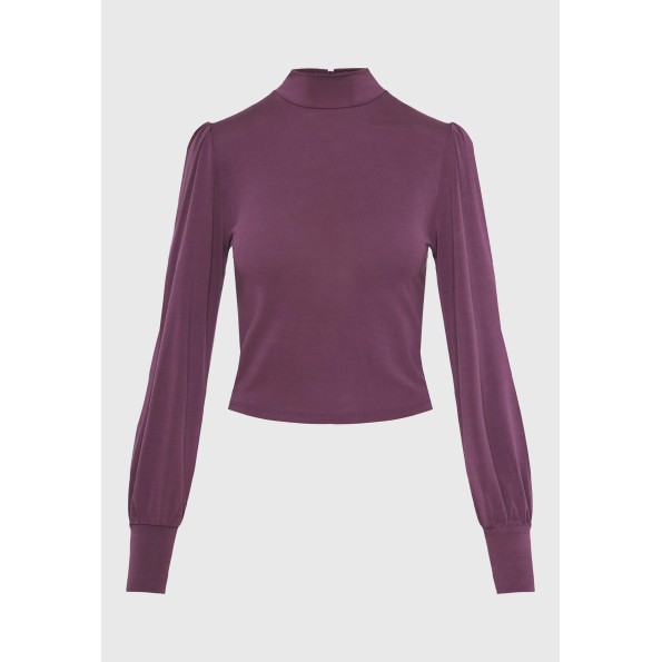 Γυναικεία μπλούζα FUNKY BUDDHA FBL010-109-07 μοβ Γυναικεία