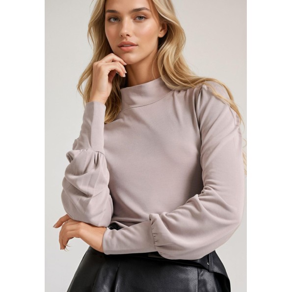 Γυναικεία μπλούζα FUNKY BUDDHA FBL010-109-07 γκρι