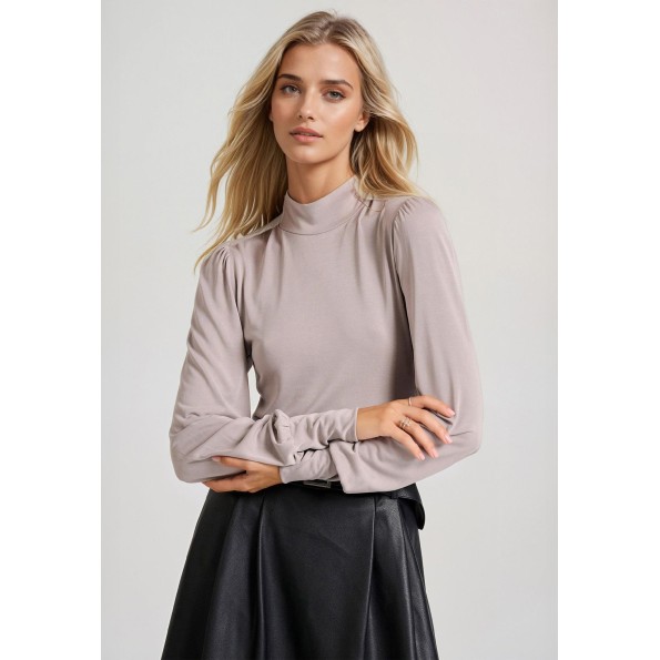 Γυναικεία μπλούζα FUNKY BUDDHA FBL010-109-07 γκρι Γυναικεία