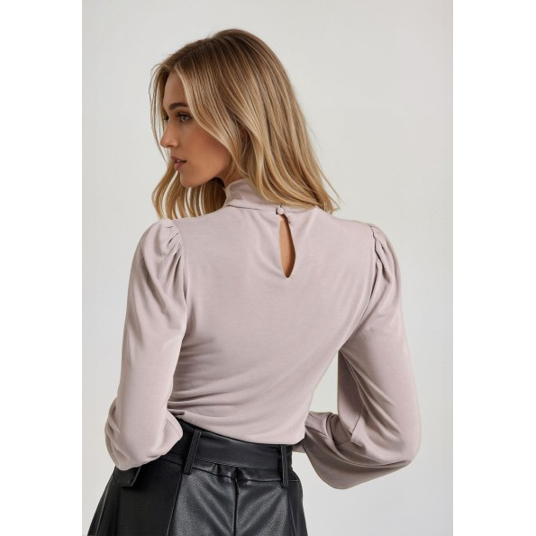 Γυναικεία μπλούζα FUNKY BUDDHA FBL010-109-07 γκρι Γυναικεία