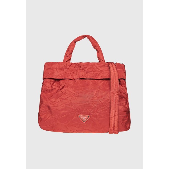 Γυναικεία τσάντα ώμου FUNKY BUDDHA FBL010-162-10 κόκκινη