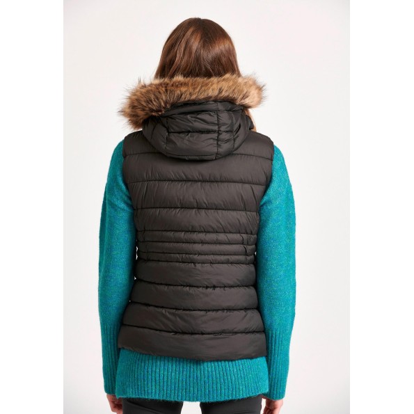 Γυναικείο αμάνικο μπουφάν FUNKY BUDDHA FBL010-102-01 μαύρο Γυναικεία