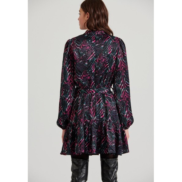 Γυναικείο mini φόρεμα FUNKY BUDDHA FBL010-125-13 εμπριμέ Γυναικεία