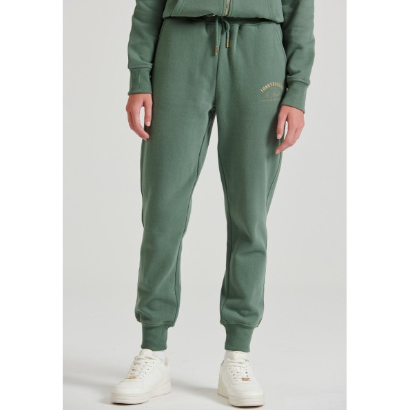 Γυναικείο παντελόνι φόρμας FUNKY BUDDHA FBL010-104-02 πράσινο