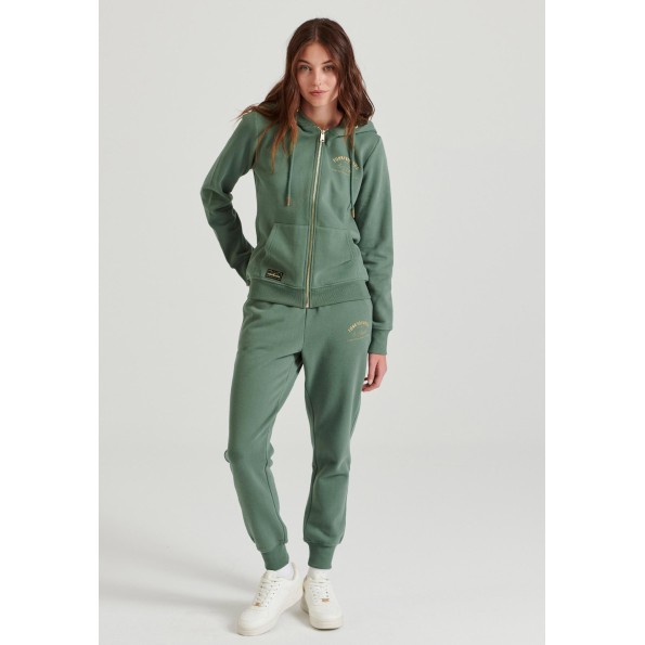 Γυναικείο παντελόνι φόρμας FUNKY BUDDHA FBL010-104-02 πράσινο Γυναικεία