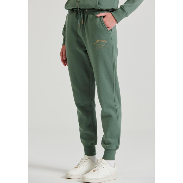 Γυναικείο παντελόνι φόρμας FUNKY BUDDHA FBL010-104-02 πράσινο Γυναικεία
